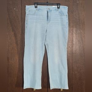 American Eagle Next Level Stretch Kick Boot Crop Jeans